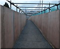 Temporary footbridge at the Station Street bridge