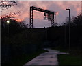 Gantry along the Midland Main Line