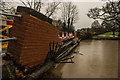 TQ2347 : Flanchford Bridge - Christmas 2013 floods  by Ian Capper
