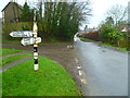 Road junction in East Tisted