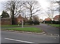 Cattal, road junction