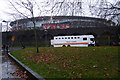 Police horse transporter, Emirates Stadium