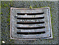 J2766 : Antrim County Council gully grating, Lambeg by Albert Bridge