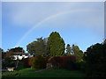 Rainbow over Warnham Churchyard