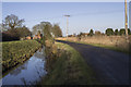 TF5060 : Croft Lane and drain by J.Hannan-Briggs