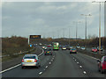 M1 northbound towards junction 25