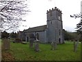 Stratton church and churchyard