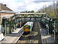 Up train in Carshalton Beeches station