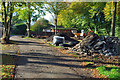 Public footpath through Thriftwood Holiday Park