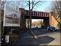 ST6075 : Billboard and bridge, Muller Road, Bristol by Jaggery
