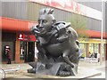 NZ2563 : "Sports Day" sculpture, West Street, Gateshead by Graham Robson
