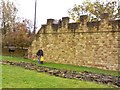 Reconstructed Roman wall at Segedunum