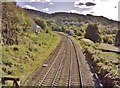 Hope Valley railway approaching Grindleford Station