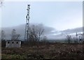 Communications masts above Kippenross