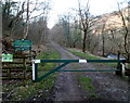 Entrance to Foel Fynyddau, Pontrhydyfen