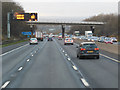 M1 northbound towards junction 33