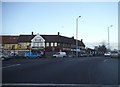 Shops on the Great Cambridge Road roundabout