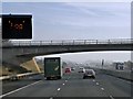 ST7077 : M4 Motorway, Westerleigh Road Bridge by David Dixon