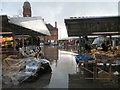 SJ9494 : Heavy Rain on Hyde Market by Gerald England