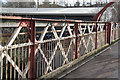 Lattice girder footbridge at Oldham Mumps