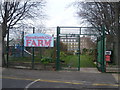 TQ3482 : Entrance to Spitalfields City Farm by Marathon