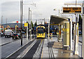 Tram leaving Audenshaw