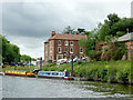 Visitor moorings on the River Severn at Stourport, Worcestershire