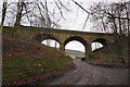 SK2367 : Railway (former) bridge, Coombs Road by Peter Barr