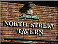 Sign on The North Street Tavern, North Street, CO10