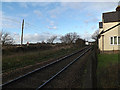 TM2637 : Railway Line off Grimston Lane by Geographer
