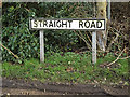 TM2242 : Straight Road sign by Geographer