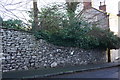 SK2168 : Yew Tree Cottage, garden wall by Peter Barr