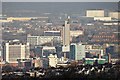 The centre of Sheffield seen from afar