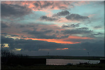 HP6208 : Dawn over the voe at Baltasound by Mike Pennington