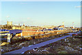 View from West India Quay station, 1987