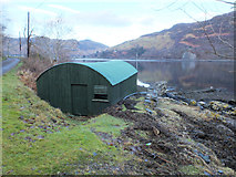 NG8824 : Boathouse on the shore of Loch Duich by John Allan