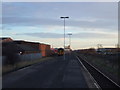 Train leaving Billingham Railway Station