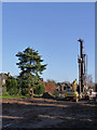 Piling near Broxtowe Lane