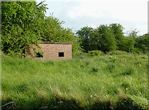 SJ8710 : Pillbox north-west of Brewood, Staffordshire by Roger  D Kidd