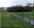 Abandoned Asda trolley about 200 metres from home, Caerphilly