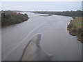 River Wansbeck from a train