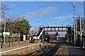 Footbridge, Rainhill railway station