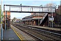 Footbridge and booking office, Rainhill railway station