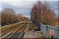 End of platform, Hough Green railway station