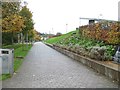 The main walkway in Solitude Park, Banbridge