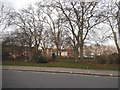 Lillie Road Recreation Ground from Fulham Palace Road