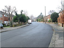 SE3336 : North Grove Rise - viewed from Belle Vue Avenue by Betty Longbottom