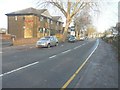 Looking northeast along College Road