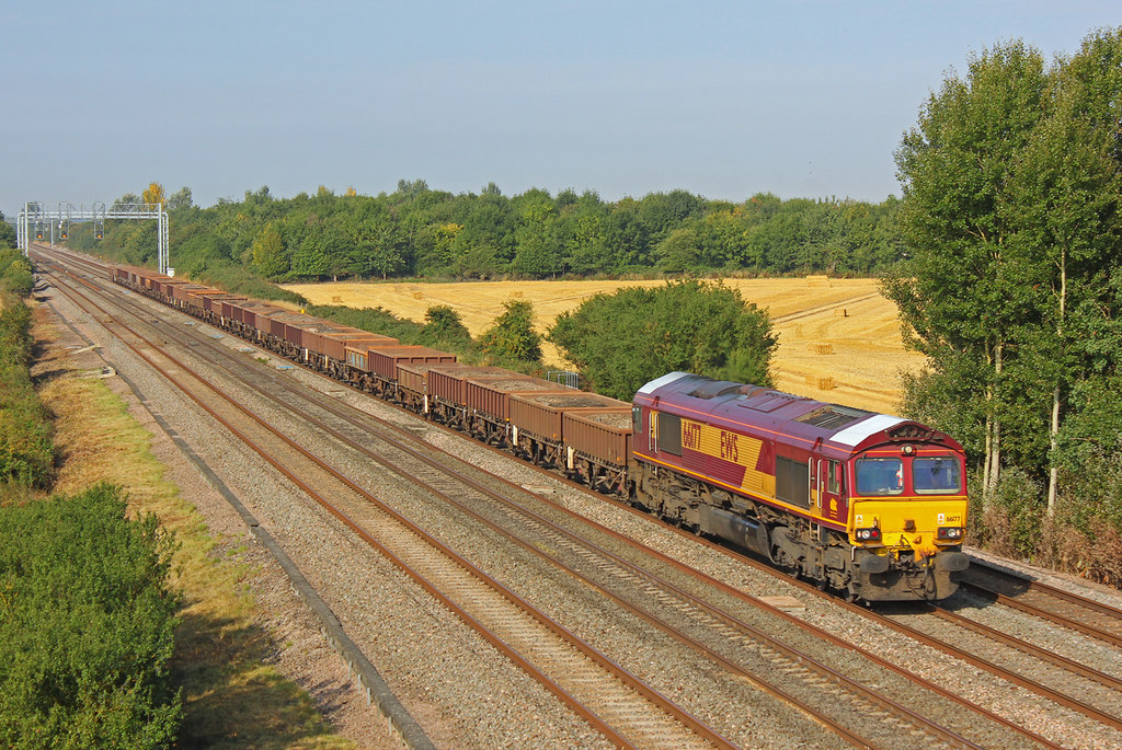 Freight Train at Denchworth © Wayland Smith :: Geograph Britain and Ireland