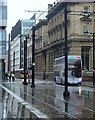 Bus and tram, Mosley Street